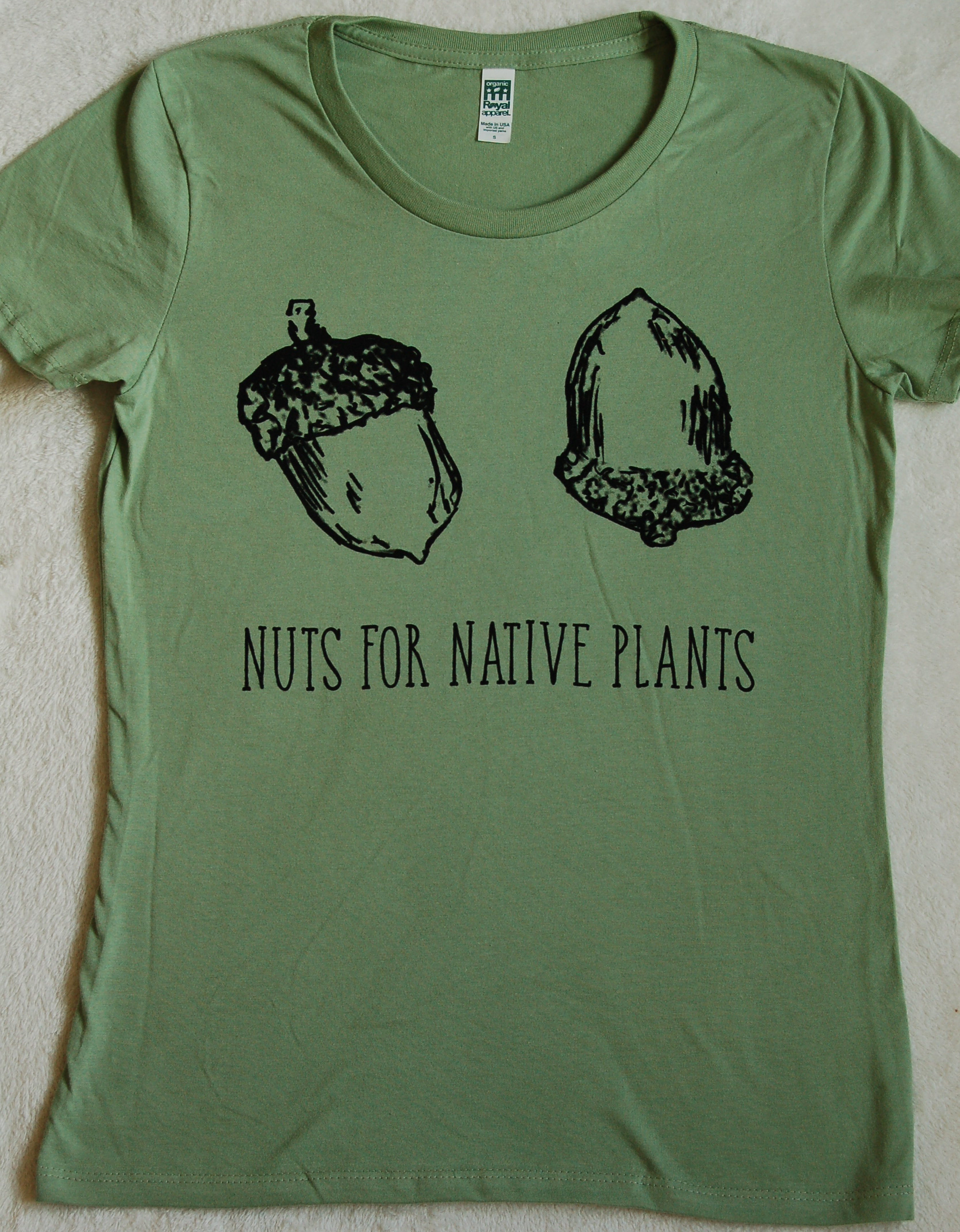 Nuts For Native Plants Women S Avocado Green Nativeplantapparel