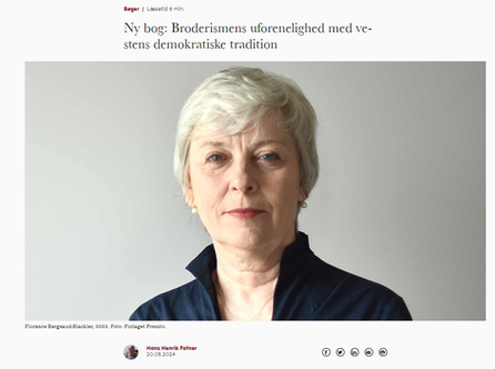 Lecture : l'incompatibilité du Frérisme avec la tradition démocratique occidentale. Pov International (DK)