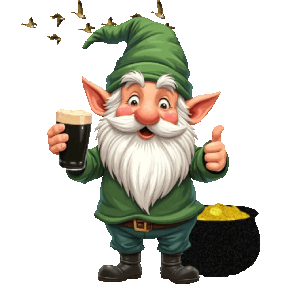 animated gnome - St. Patrick's Day