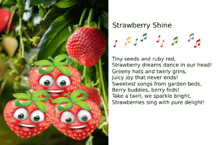 AI animated cards - fruits & veggies