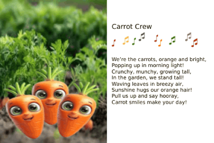AI animated cards - fruits & veggies