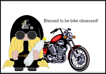 animated biker gnome card