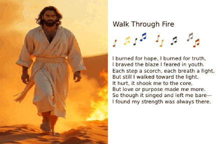 AI animated inspirational cards