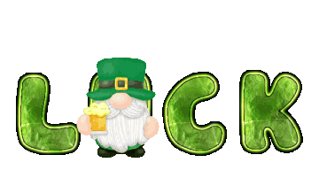 st patrick's day luck gnome