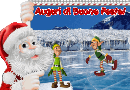 animated Xmas greeting cards in Italian