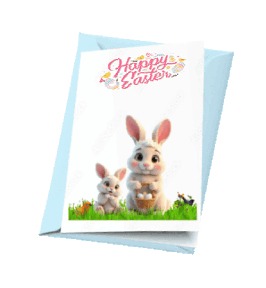 animated Easter Bunny card