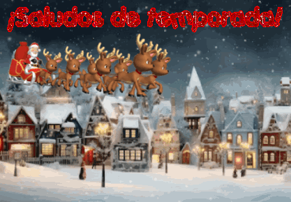 animated Xmas greeting cards in Spanish
