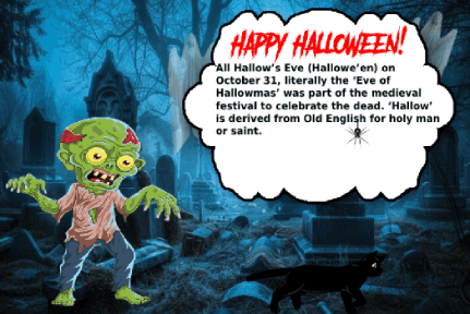 animated Hallowwen Day card