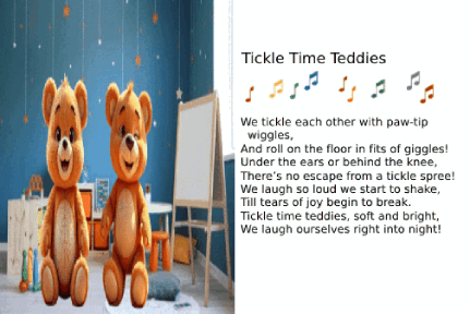 AI animated cards - teddy bears