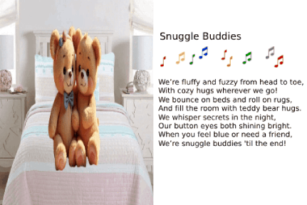 AI animated cards - teddy bears