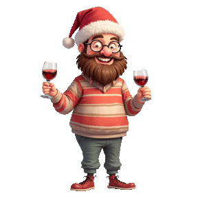 AI Generated Sticker - the Christmas party