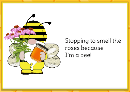 animated bumble bee card