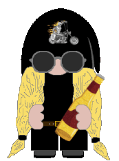 animated biker gnome