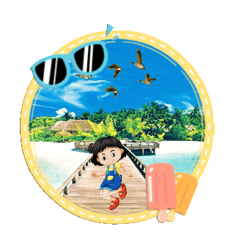 animated season (Summer) sticker