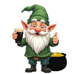 animated gnome - St. Patrick's Day
