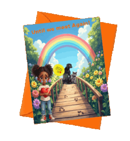 animated greeting card loss of loved one - pets
