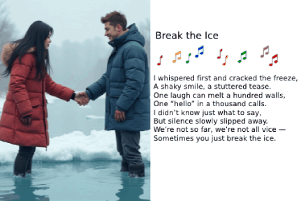 AI animated inspirational cards