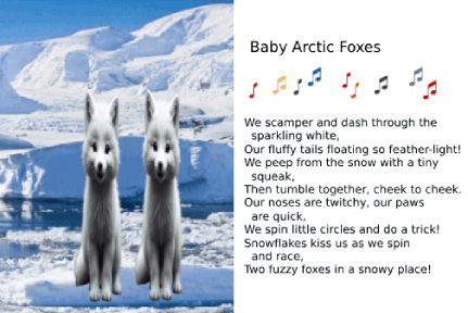 AI animated - Baby Artic Animals