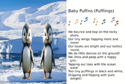 AI animated - Baby Artic Animals
