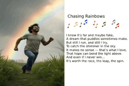 AI animated inspirational cards