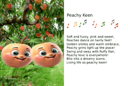 AI animated cards - fruits & veggies