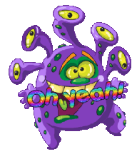 animated cute monsters stick