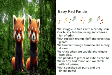 AI animated cards - rainforest pals