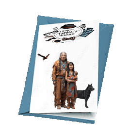 animated greeting card - father's day