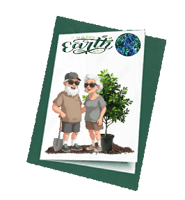 animated greeting card - earth day