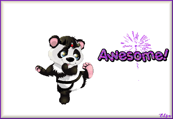 animated Awesome card
