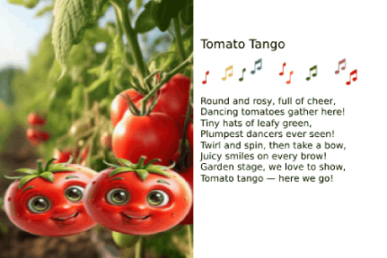 AI animated cards - fruits & veggies