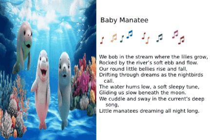 AI animated cards - ocean baby animals