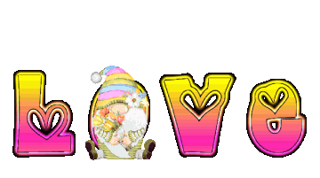 spring easter love gnome