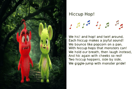AI animated cards - cute monsters