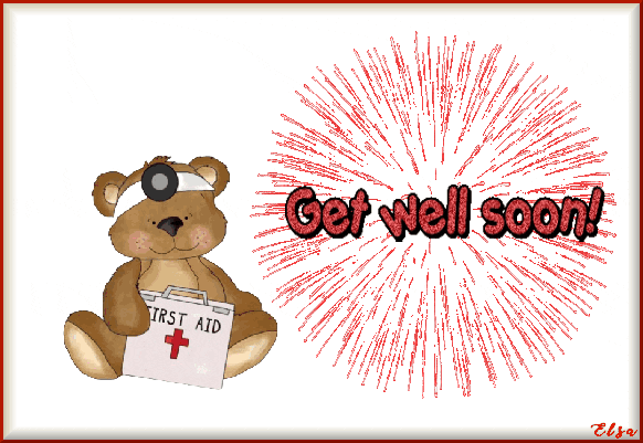 animated Get Well Soon card