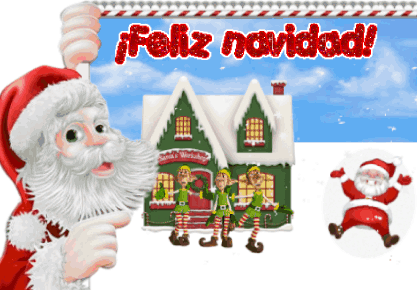 animated Xmas greeting cards in Spanish