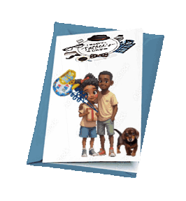 animated greeting card - father's day