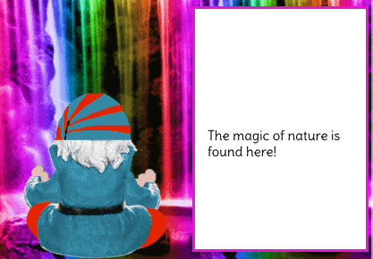 animated nature's beauty card
