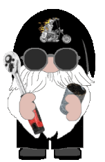 animated biker gnome