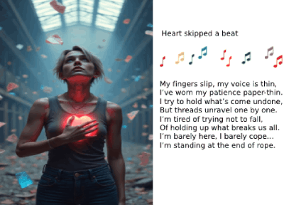 AI animated inspirational cards