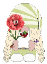 animated flower power gnome
