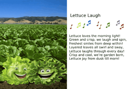 AI animated cards - fruits & veggies