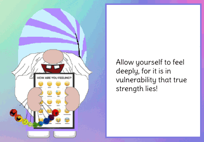 animated emotionally speaking gnome card