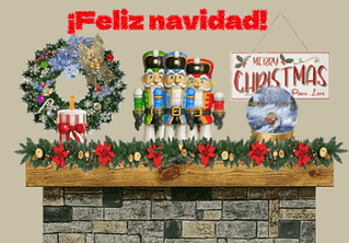 how to create an animated Xmas card in Spanish