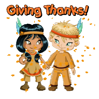 animated Giving Thanks (Thanksgiving) sticker