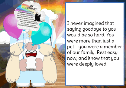 animated missing my pet in heaven card