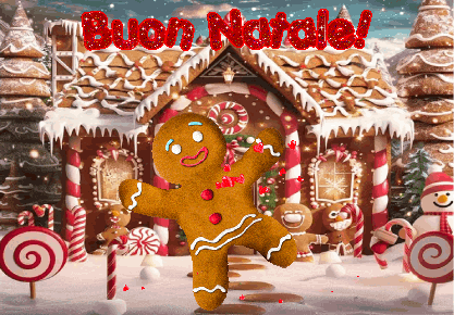 animated Xmas greeting cards in Italian
