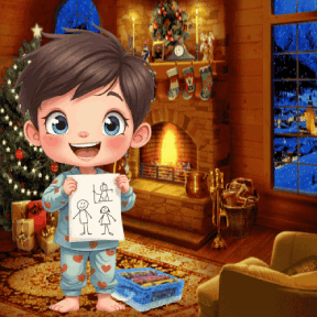 drawing a family picture