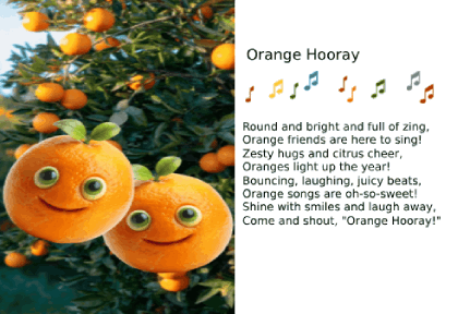 AI animated cards - fruits & veggies