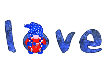 patriotitic love gnome